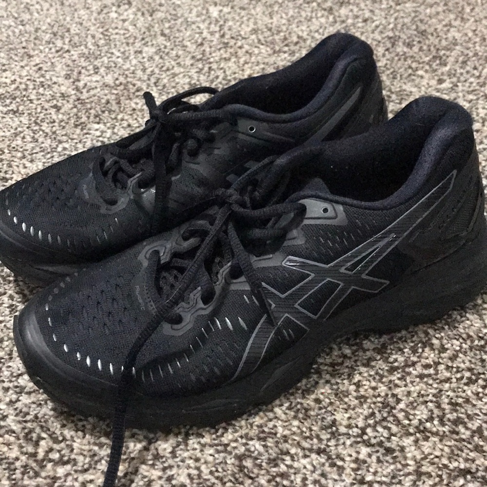 ASICS black shoes